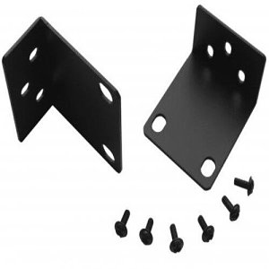 Hikvision 1U 380/385 Chasis Bracket Rack Mount Set Indoor Use, Black